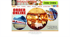 Desktop Screenshot of masalaofindiaseattle.com